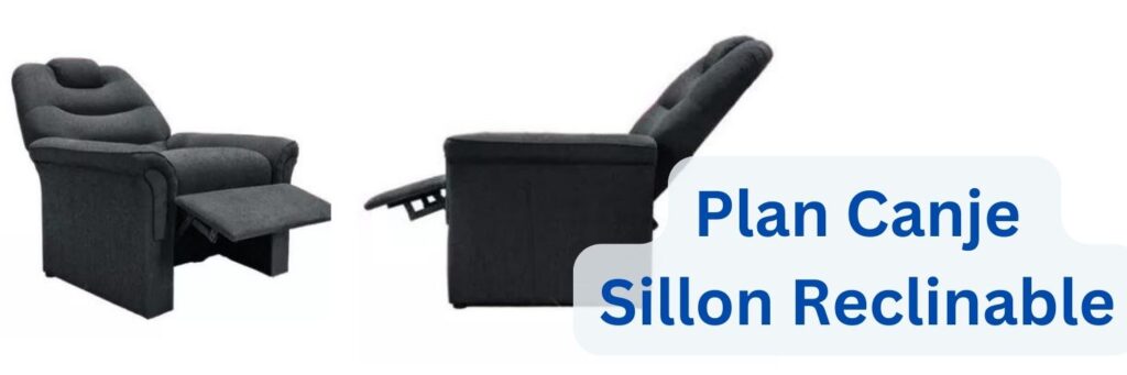 Plan Canje Sofa un cuerpo reclinable - Plan Canje Chile